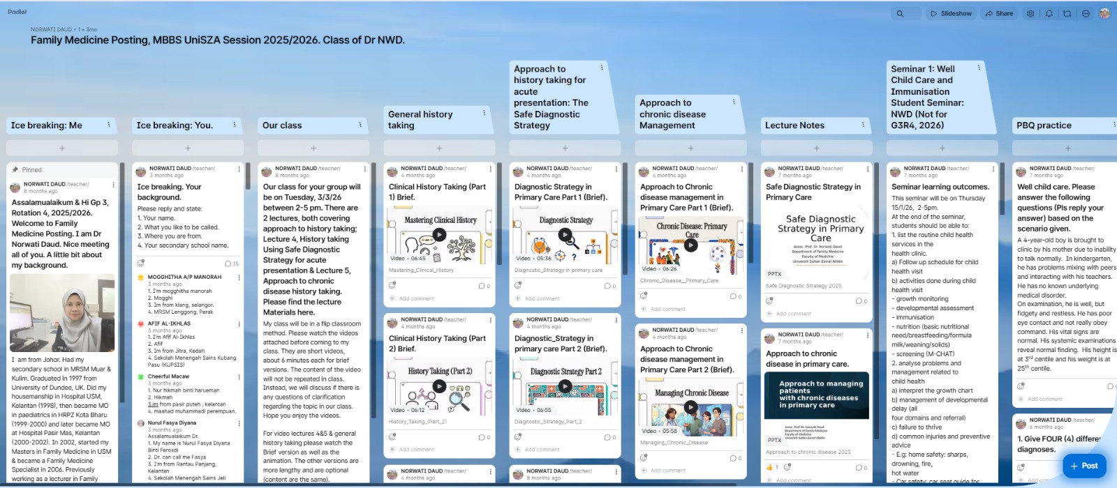 Padlet Family Medicine