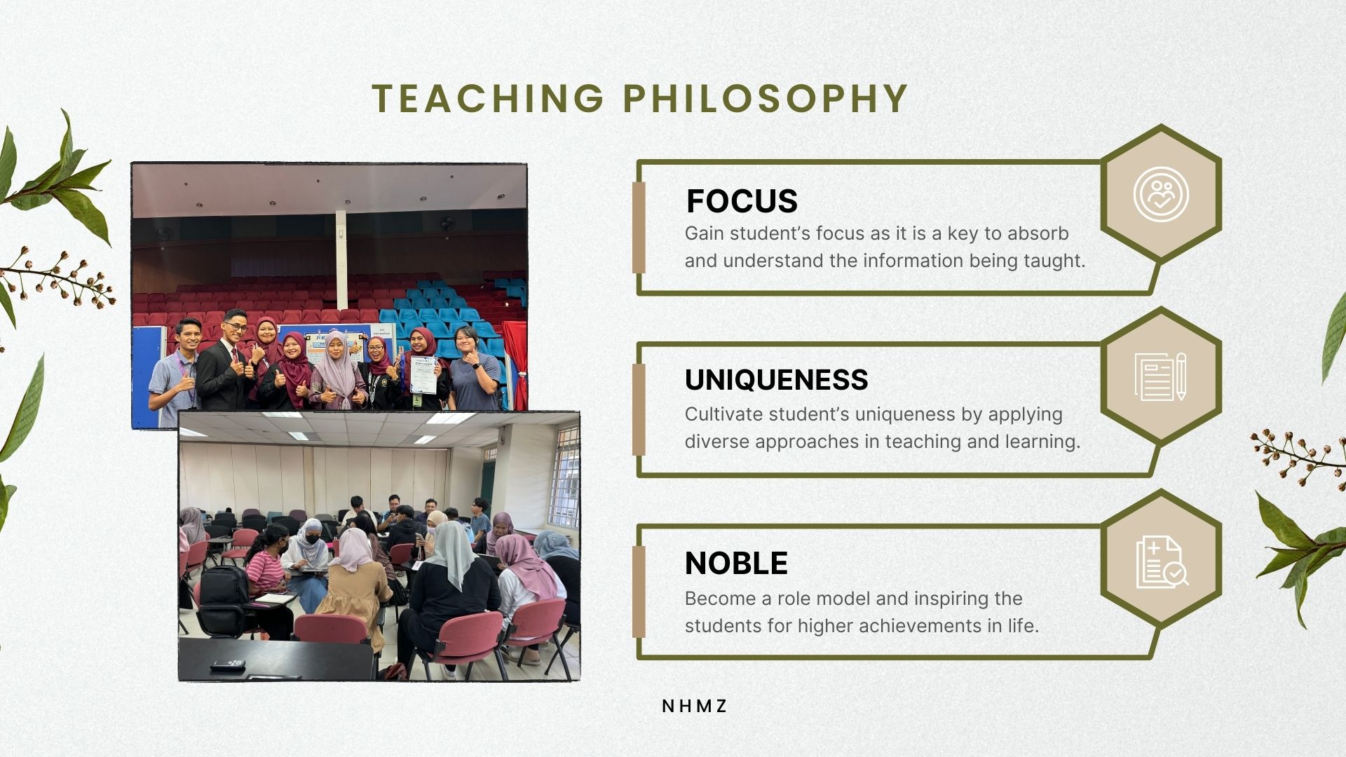 teaching philosophy