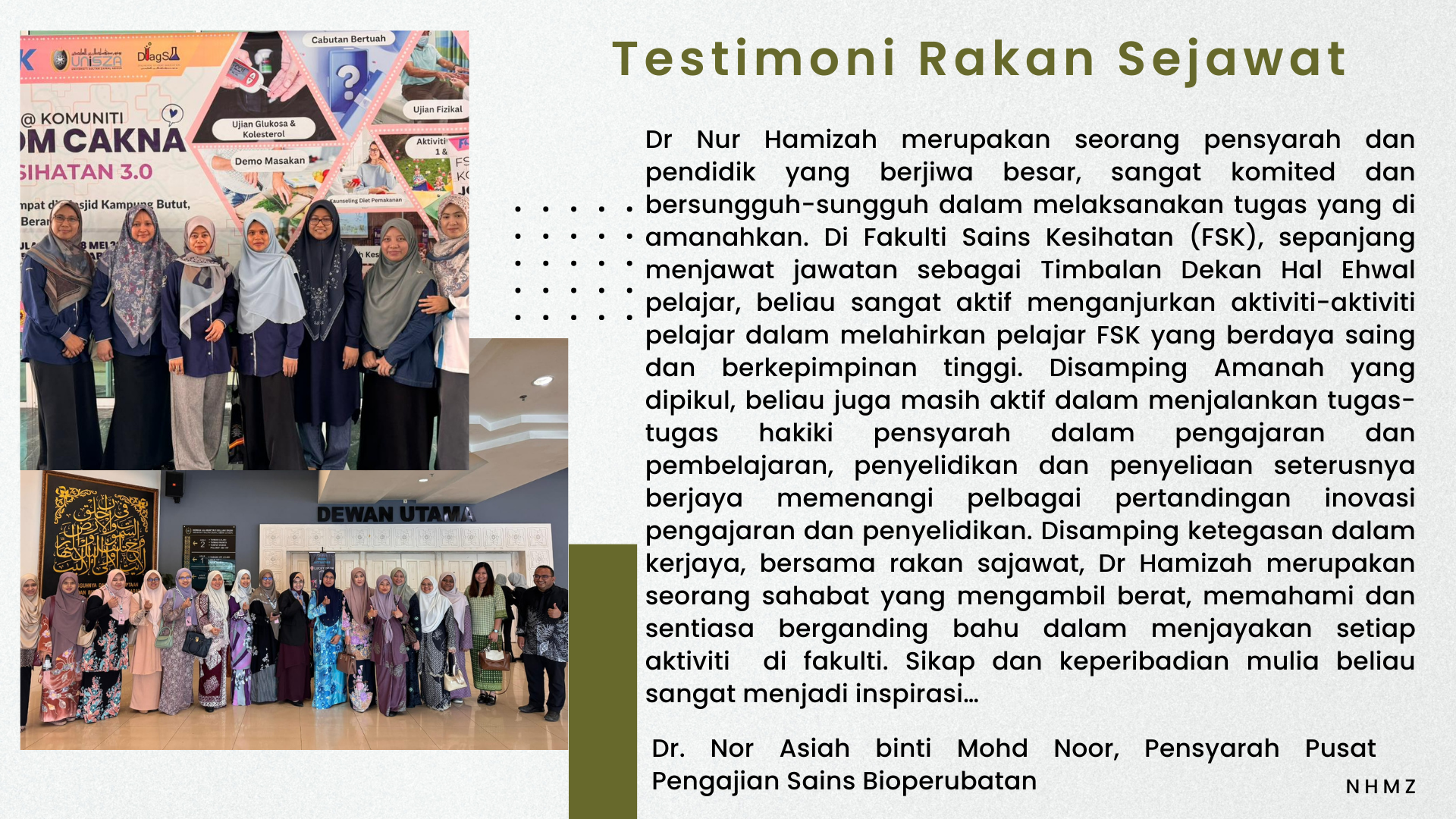 Testimoni Dr. Asiah