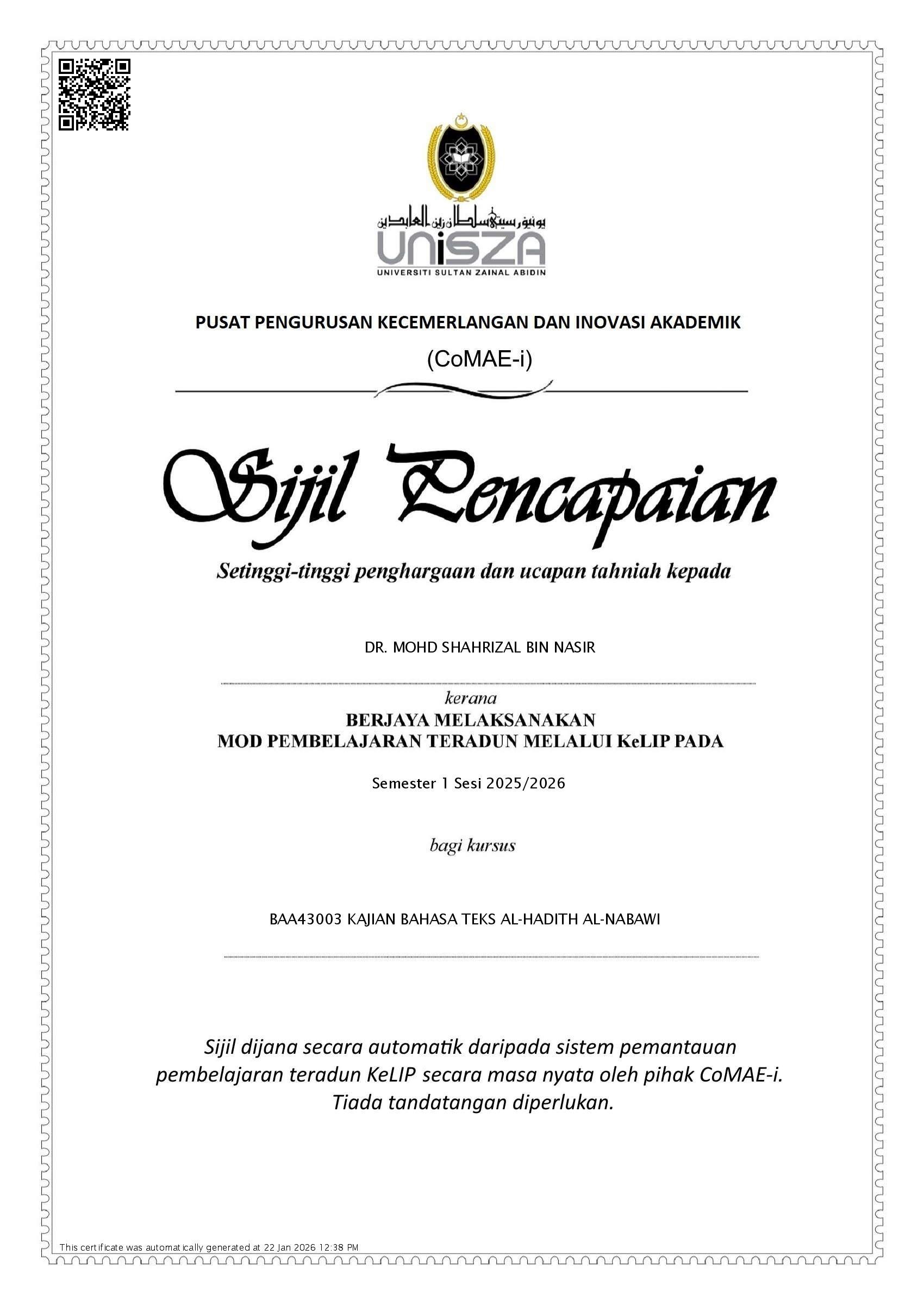 SIJIL KELIP