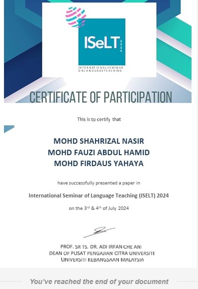 SEMINAR UKM