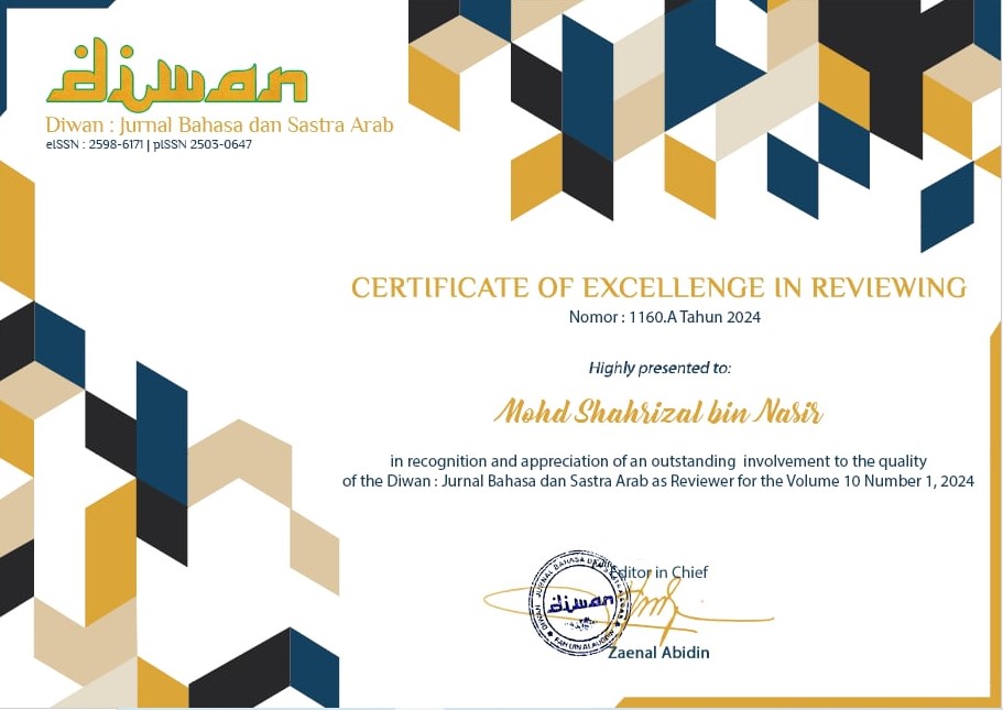 SIJIL REVIEWER DIWAN