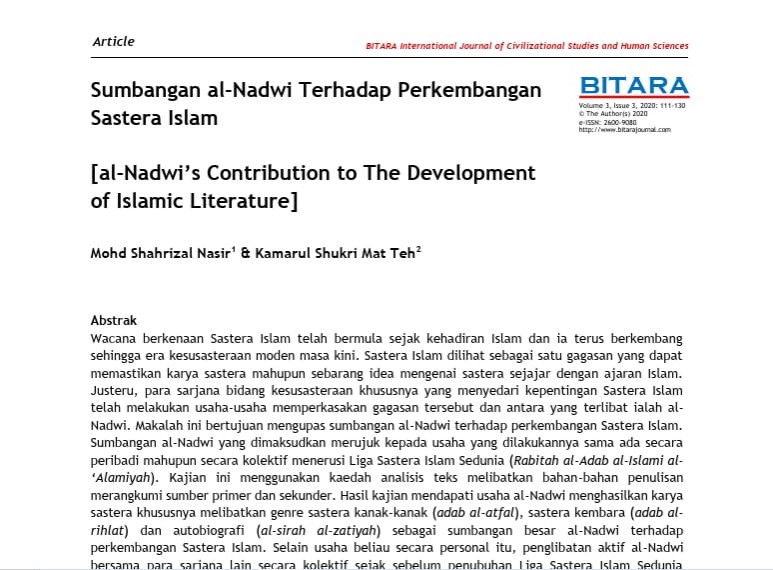 JURNAL BITARA