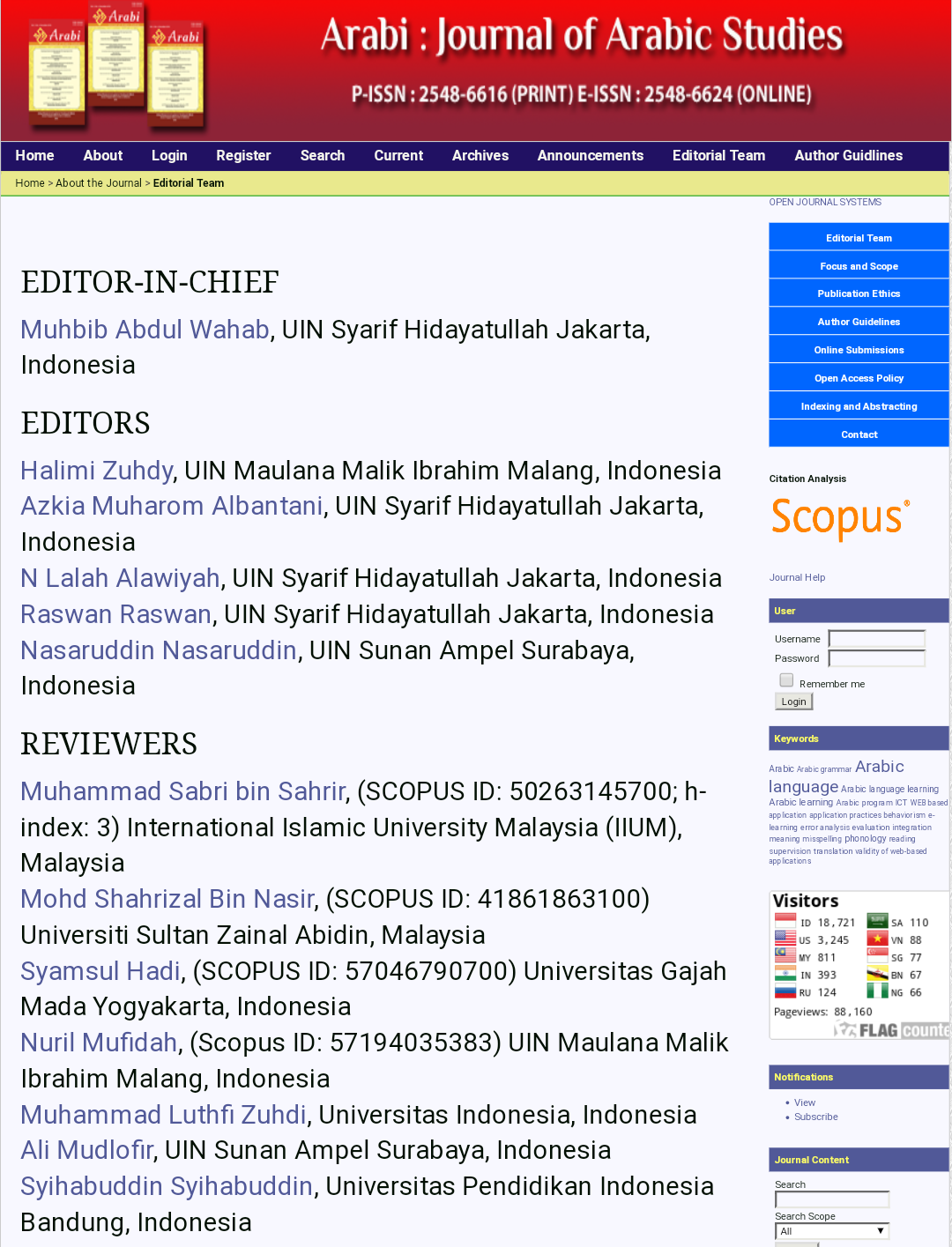 PENILAI JURNAL ARABI