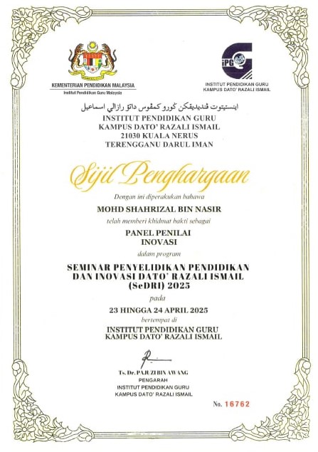 SIJIL JURI INOVASI