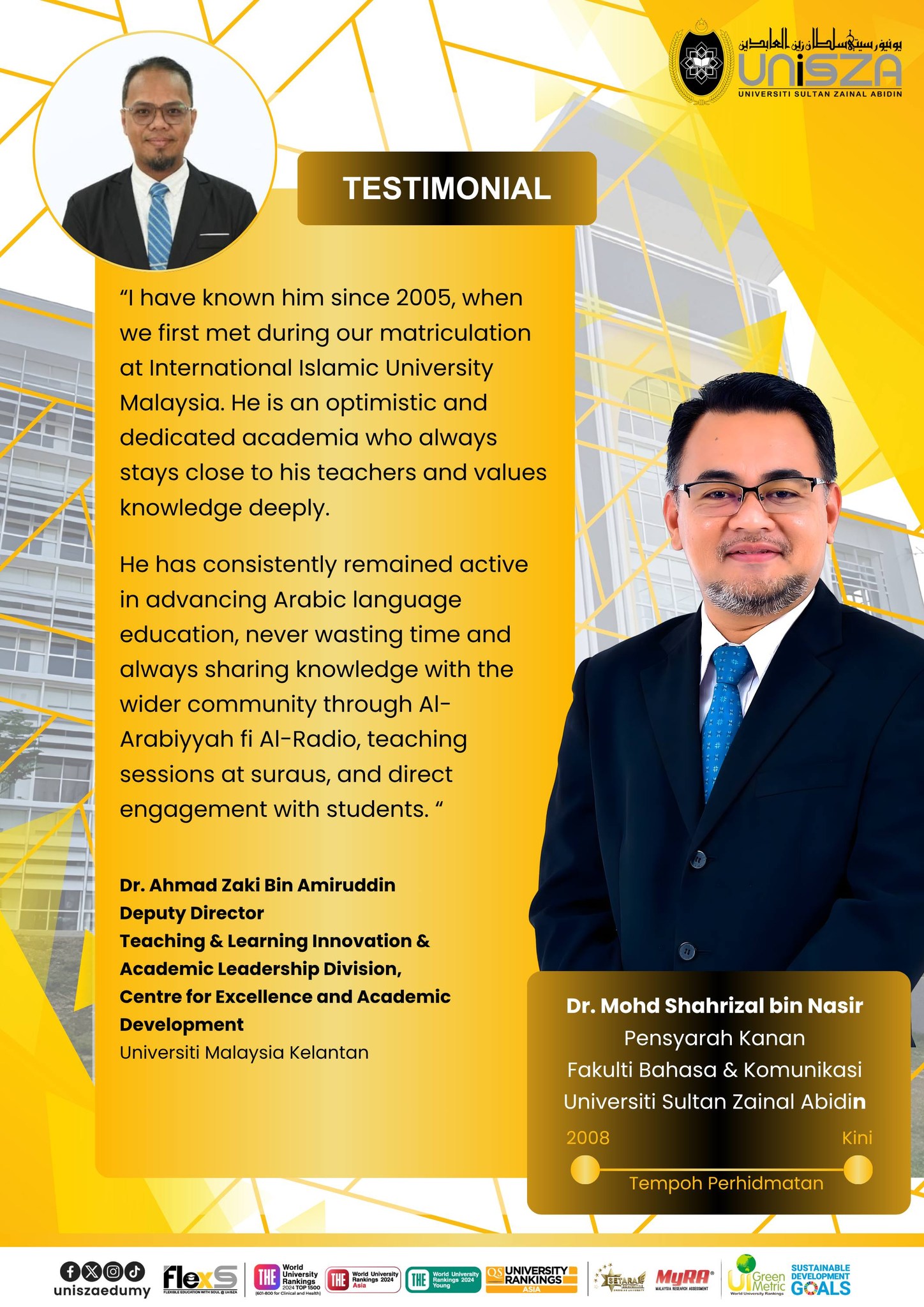 DR. AHMAD ZAKI