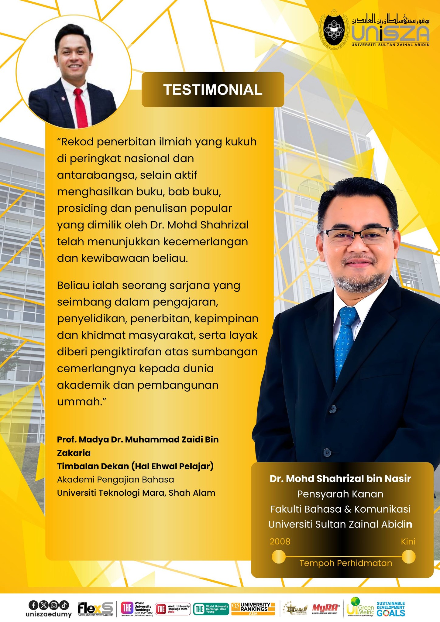 PM DR. MUHAMMAD ZAIDI