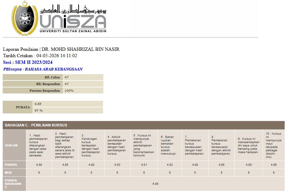 1 BAHASA ARAB SEM II 20232024
