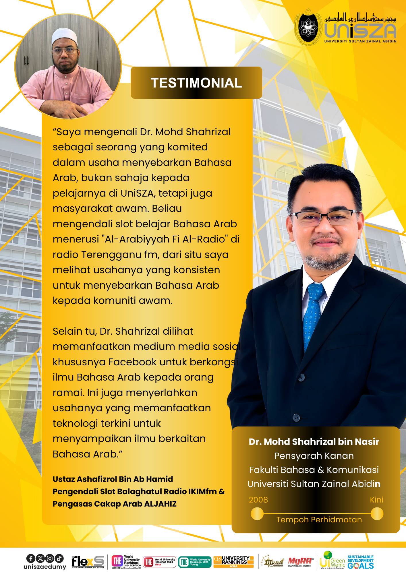 UST ASHAFIZROL AB HAMID