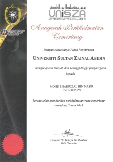 SIJIL APC 2013