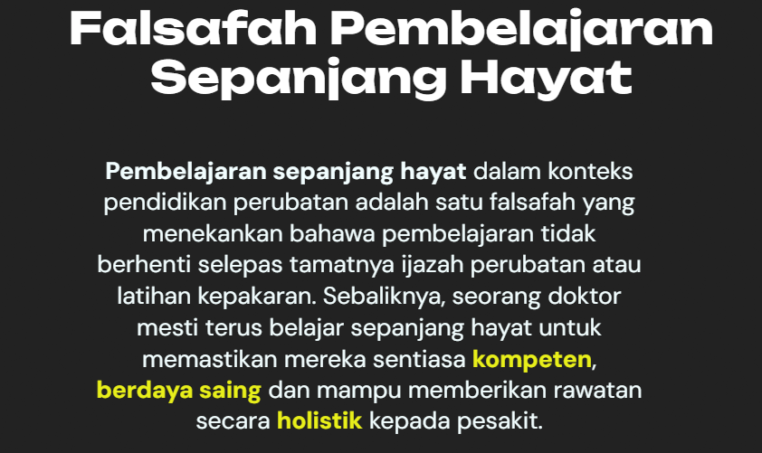 Falsafah Pembelajaran Sepanjang Hayat