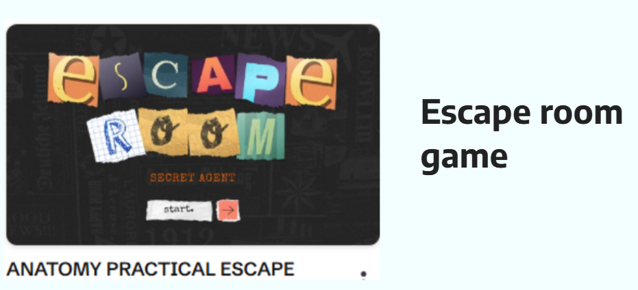 Escape room game